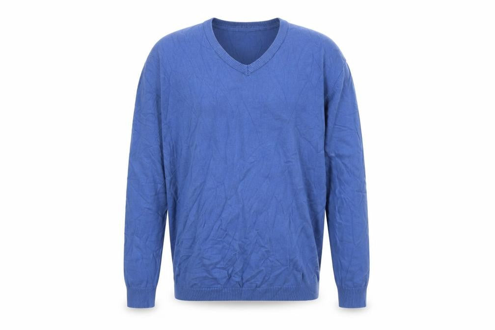 Cotton Traders Men's Blue V-Neck Pullover Jumper XL