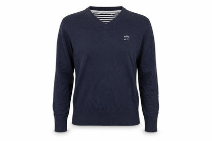 Diesel Women's Blue V-Neck Pullover Jumper Size 12
