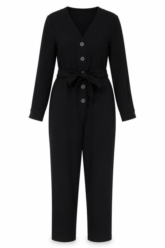 Great Plains Women's Black Jumpsuit Size 6