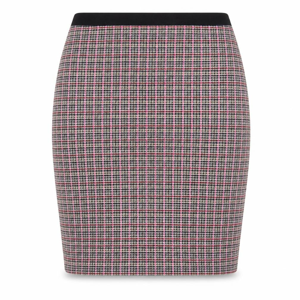 Clements Ribeiro Women's Multicoloured Check Pencil Skirt Size 14