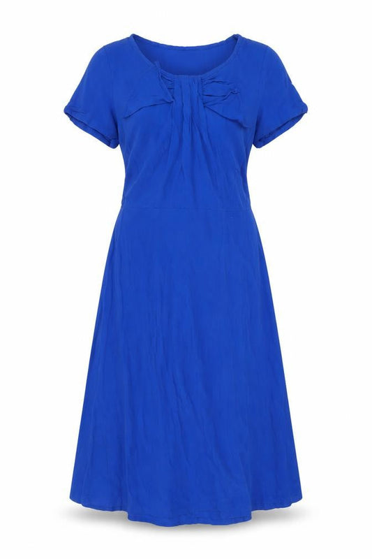 Monsoon Women's Blue A-Line Midi Dress Size 10