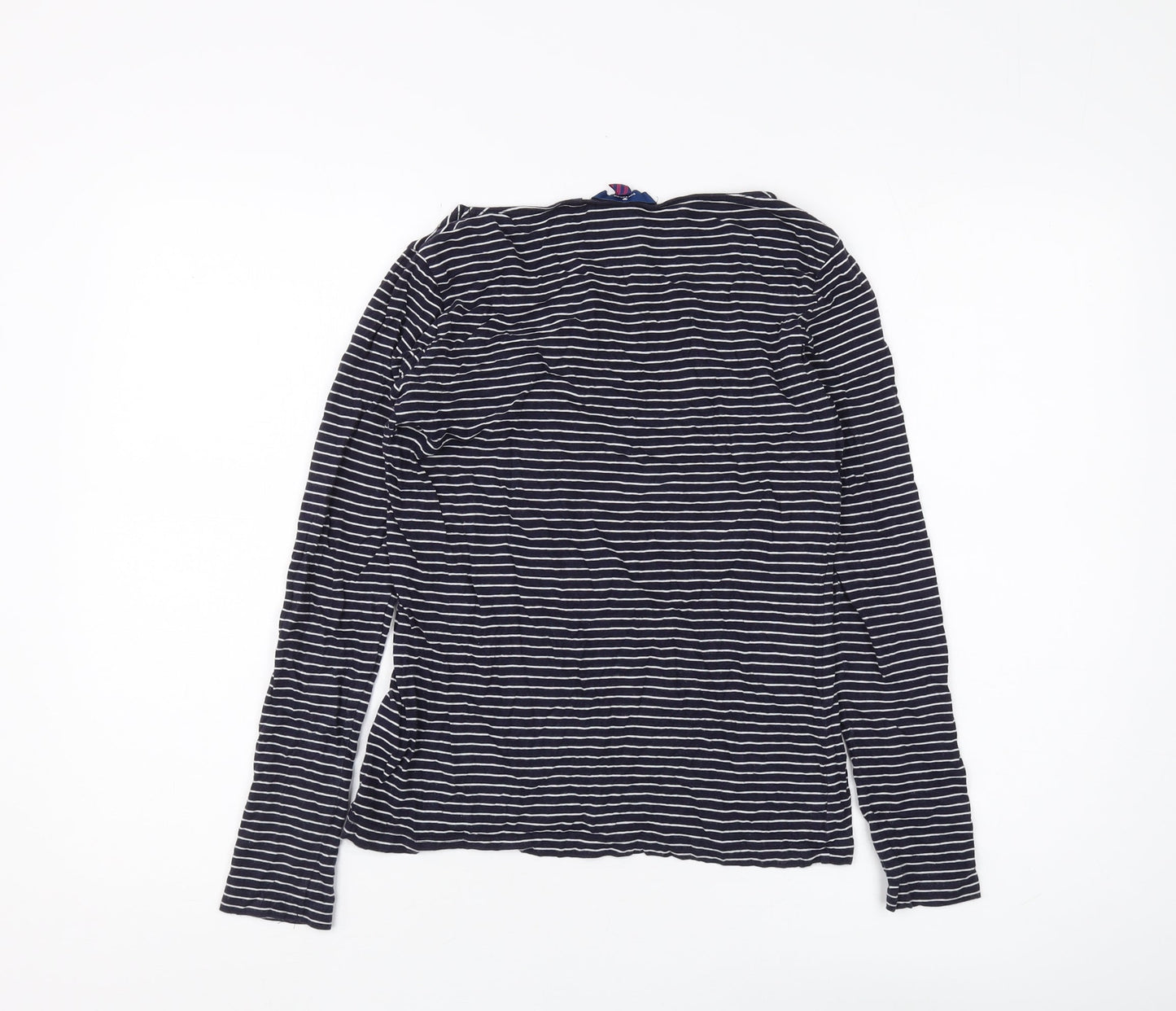 Tom Tailor Women's Black Striped Long Sleeve T-Shirt XS
