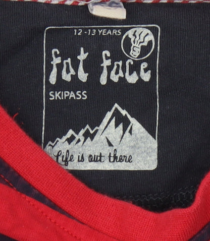 FatFace Boys Red Graphic Long Sleeve Top 12-13 Years
