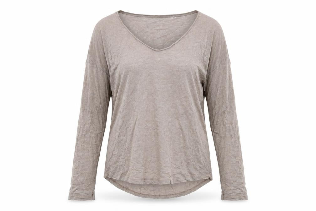 South Coast Women's Beige Long Sleeve Top UK 10