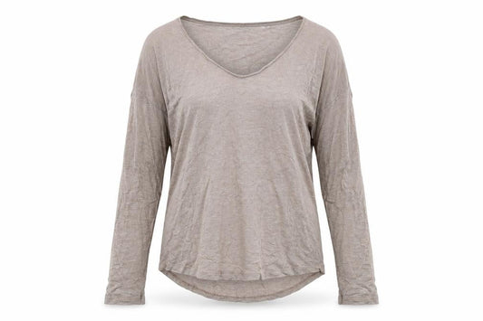 South Coast Women's Beige Long Sleeve Top UK 10