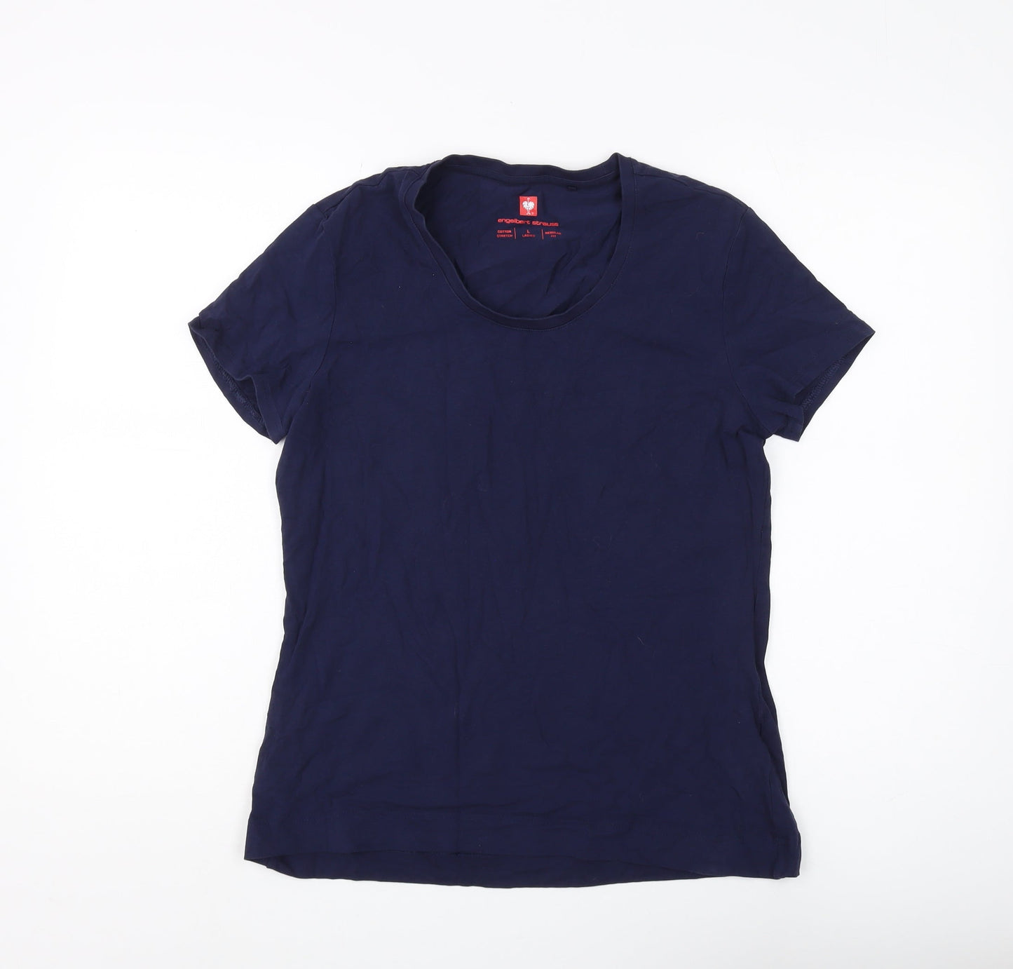 Engelbert Strauss Women's Blue Crew Neck T-Shirt L