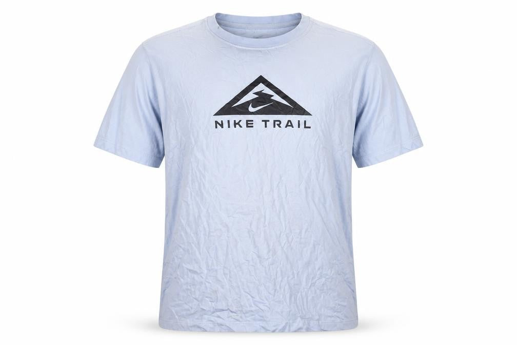 Nike Men's Grey T-Shirt, Size L, Graphic Print