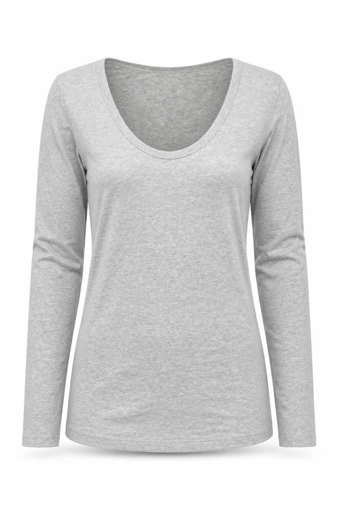 Firetrap Women's Grey Long Sleeve T-Shirt, Size S