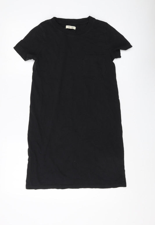 Madewell Women's Black T-Shirt Dress, XS, Casual