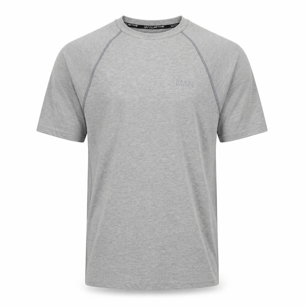 MAN Active Men's Grey XS Crew Neck T-Shirt
