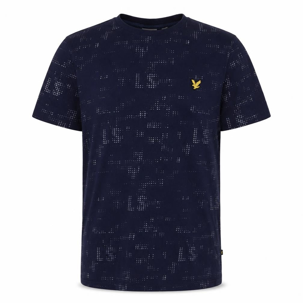 Lyle & Scott Men's Blue Graphic Print T-Shirt M