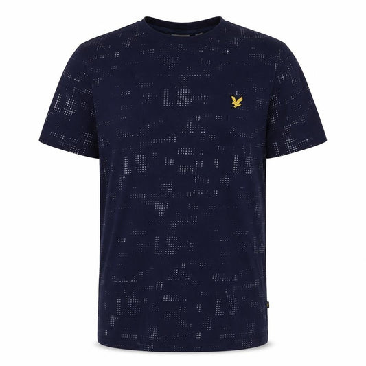 Lyle & Scott Men's Blue Graphic Print T-Shirt M