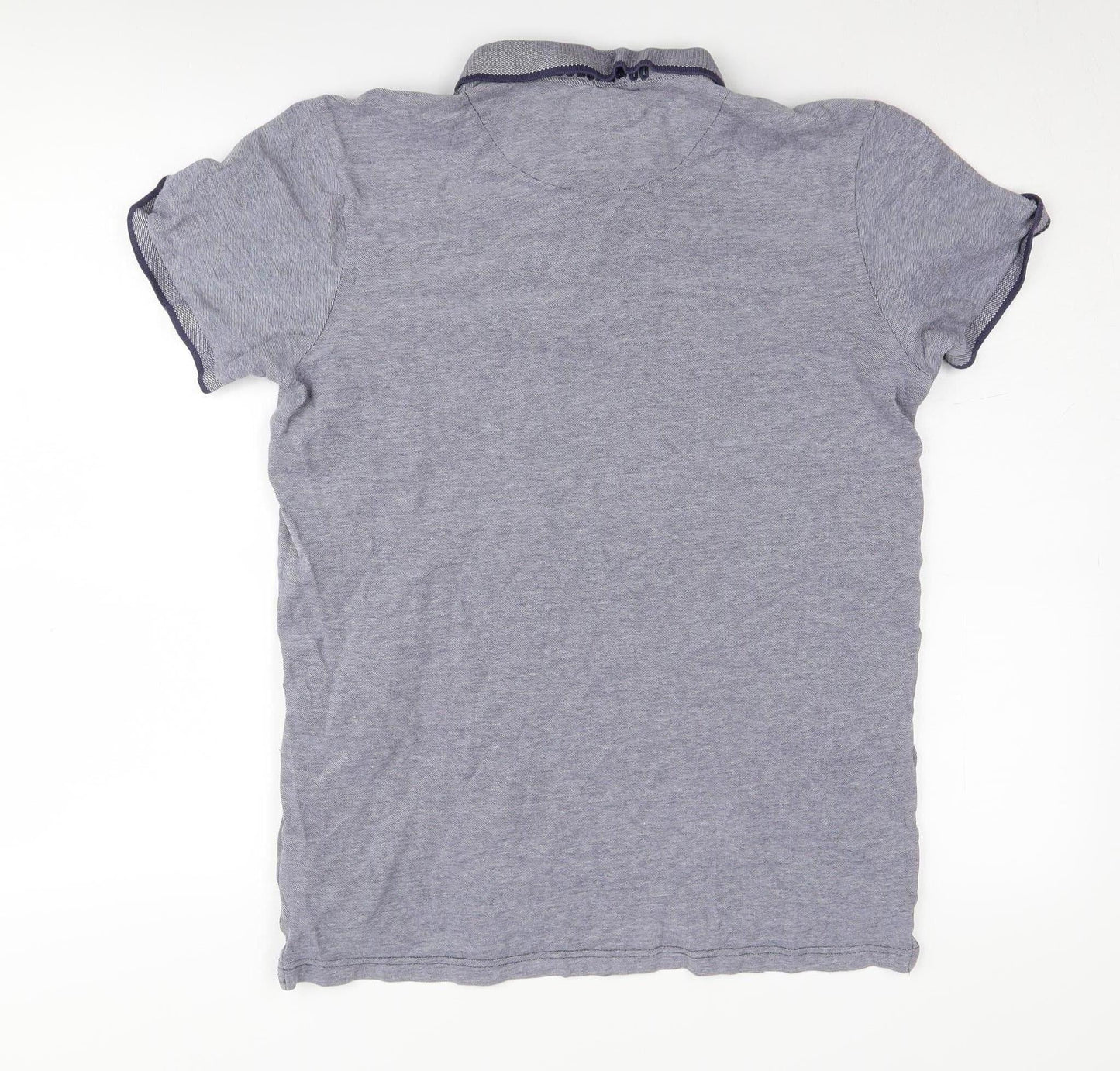 SoulCal & Co Men’s Grey Polo Shirt L Collared Short Sleeve