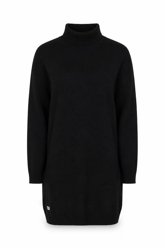 Collusion Women's Black Knit High Neck Dress Size 10