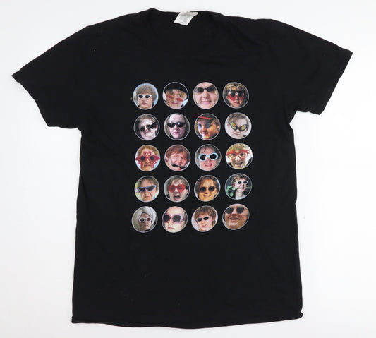 Gildan Black Unisex T-Shirt, Medium, Funny Graphic Tee