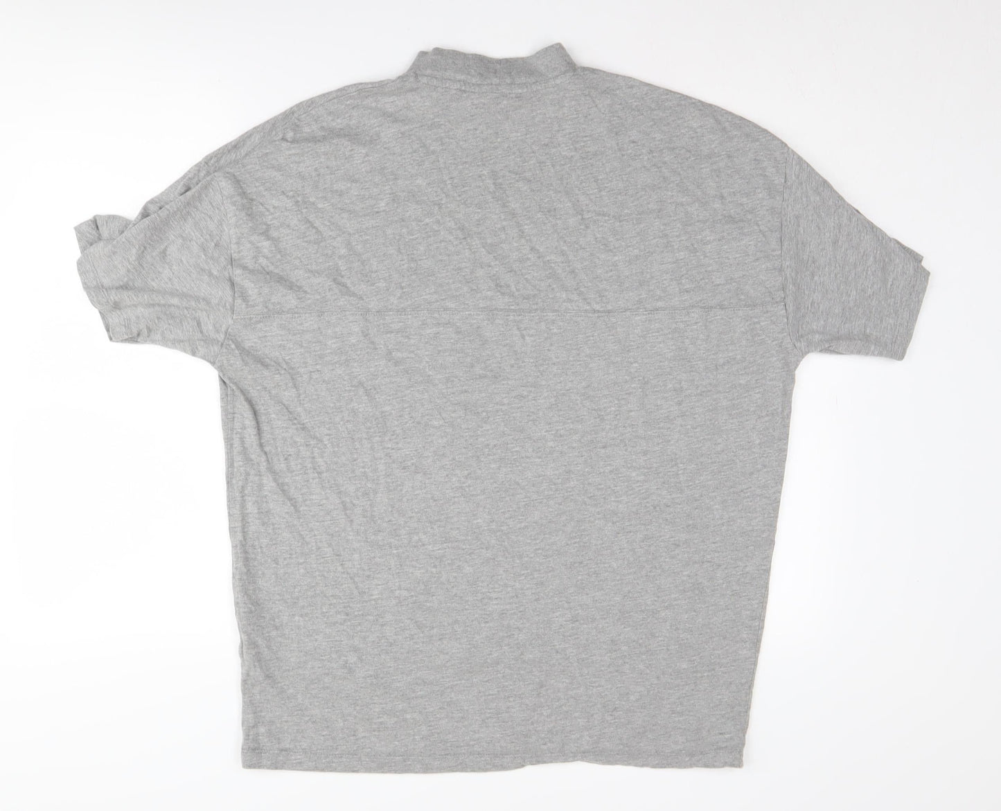 ASOS Men's Grey Crew Neck T-Shirt - Size S
