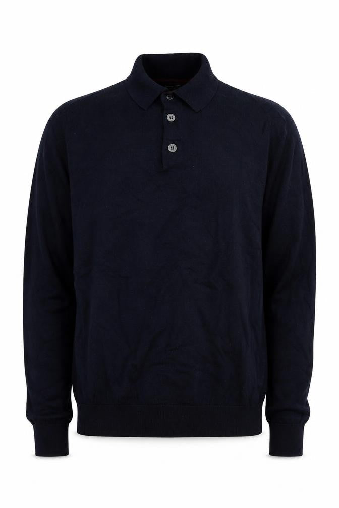 Zara Men's Black S Collared Henley Jumper
