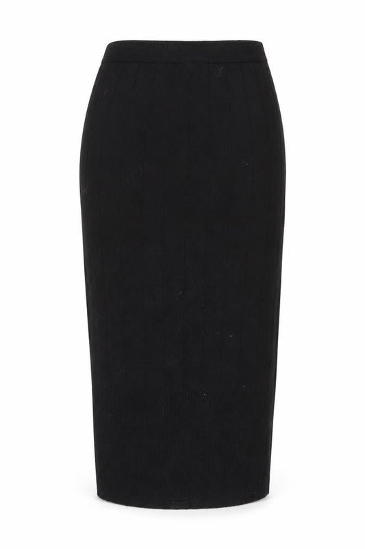 Next Women's Black Pencil Skirt - L
