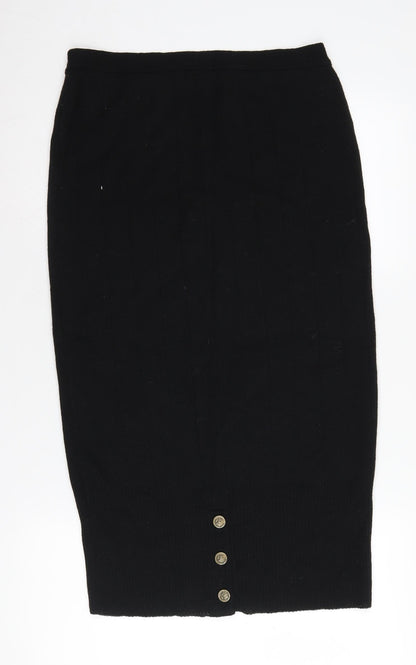 Next Women's Black Pencil Skirt - L