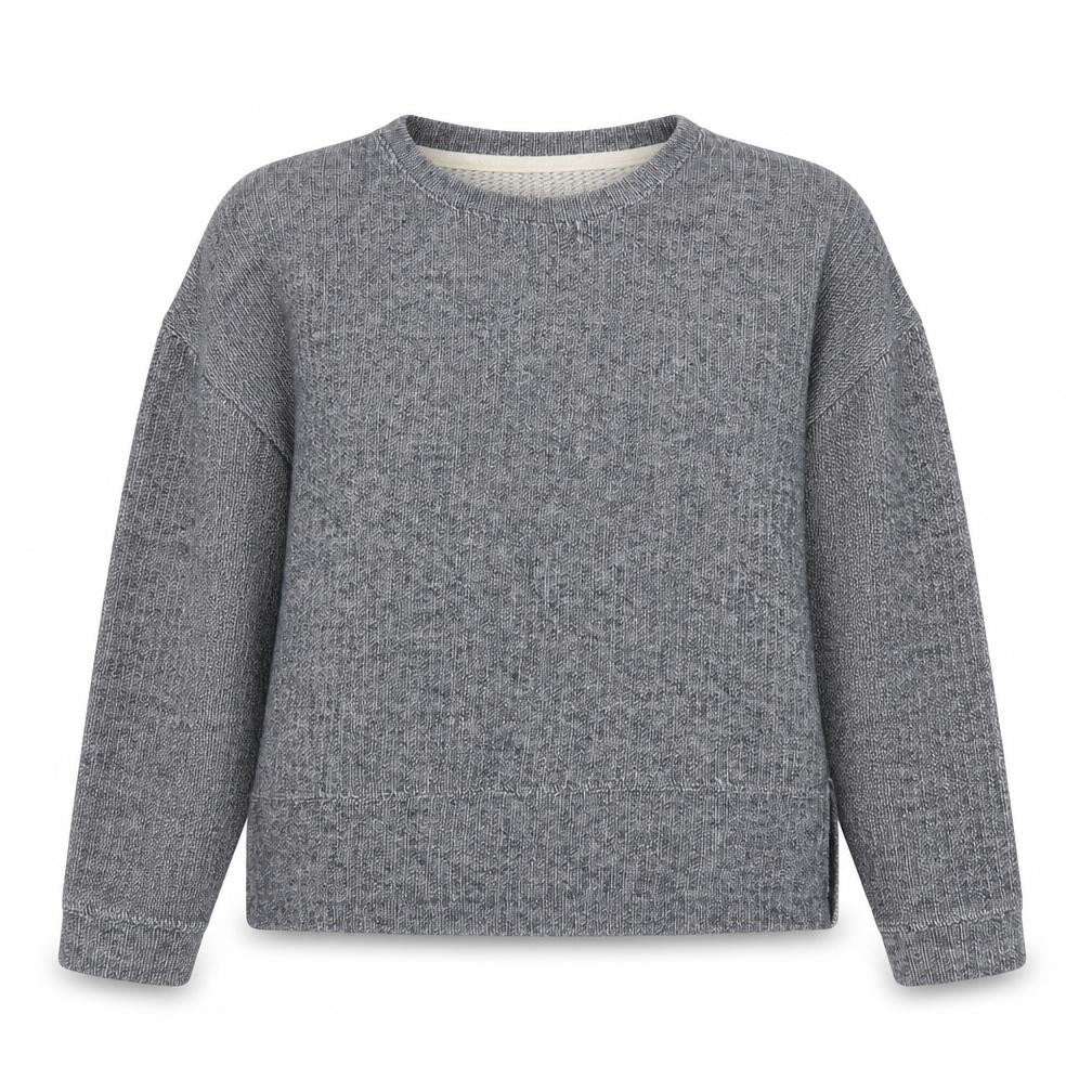 New Look Womens Grey Jumper Size 10 Cotton Blend