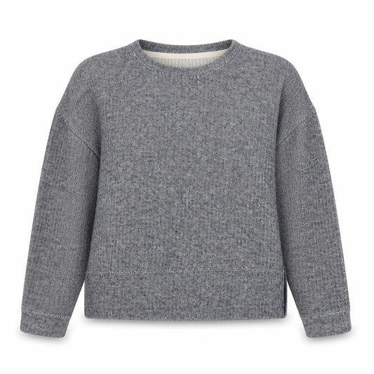 New Look Womens Grey Jumper Size 10 Cotton Blend
