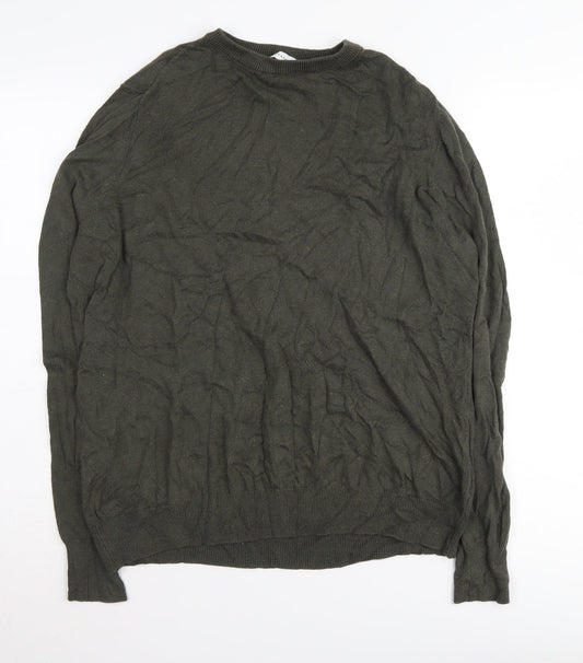 Warehouse Women's Green Pullover Jumper, Size 18