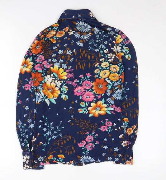 Albee Women's Multicoloured Floral Button-Up Shirt Size 8