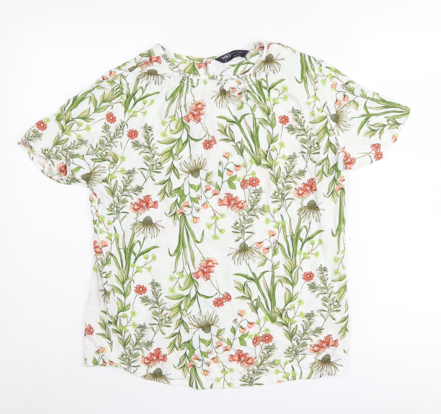 Marks and Spencer Women's Floral Tunic Blouse Size 8