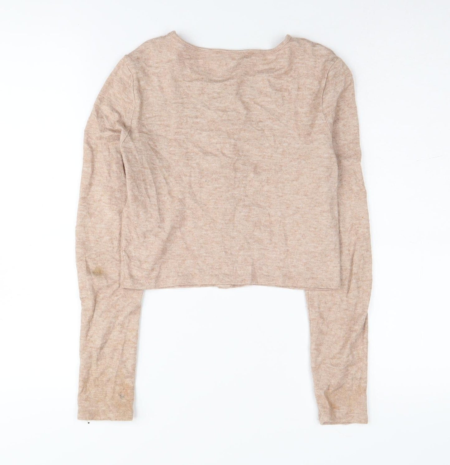 Zara Women's Beige M Cardigan Button Jumper