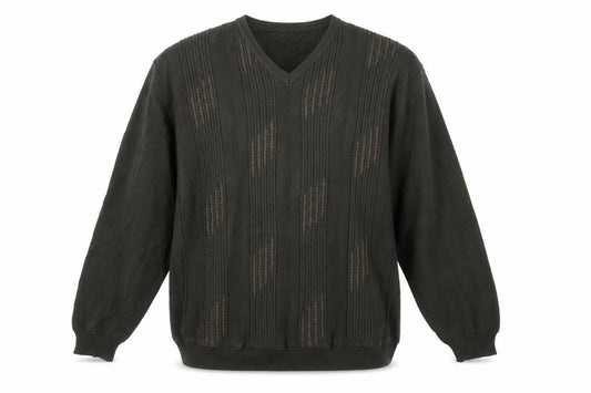 Wolsey Men's Green V-Neck Pullover Jumper 2XL