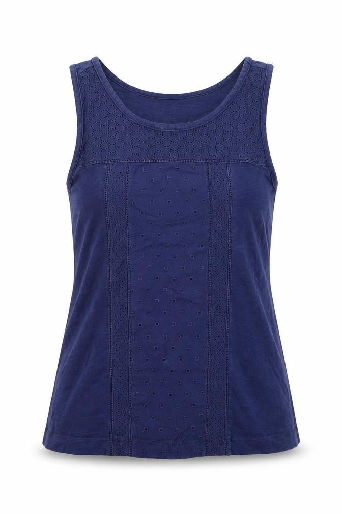 Lands' End Women's Blue XS Petite Tank Top