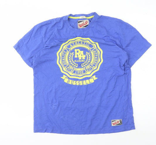 Russell Athletic Men's Blue L Graphic T-Shirt