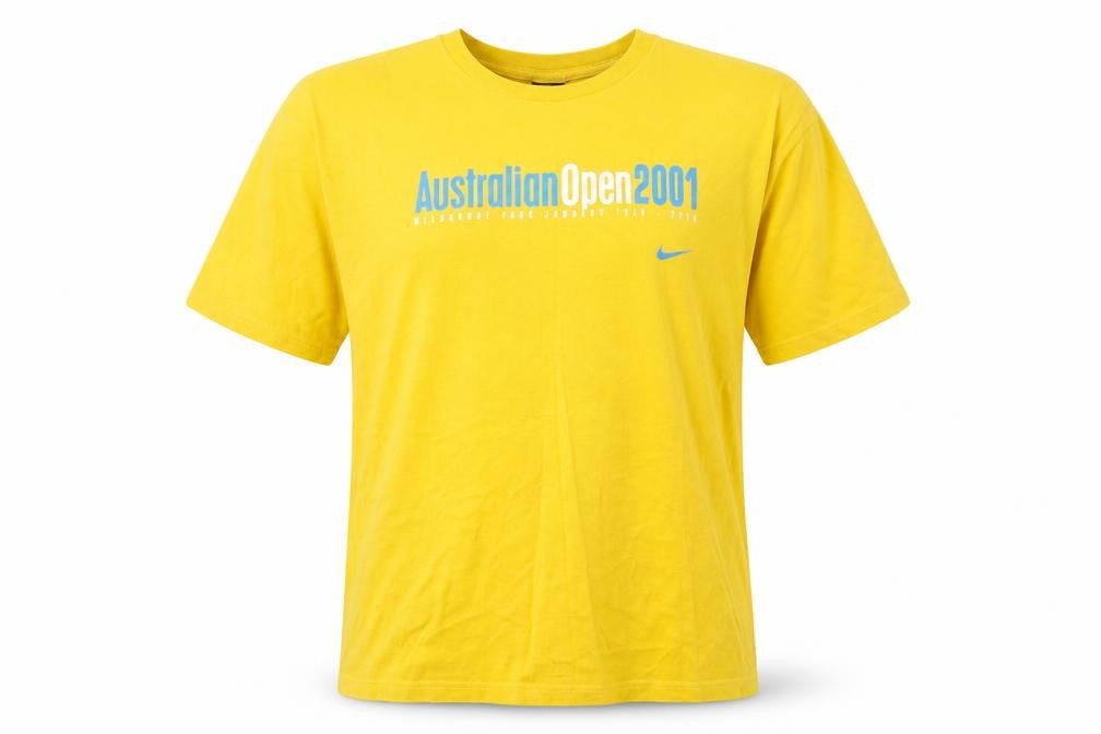 Nike Yellow Graphic Sports T-Shirt XS Unisex Adults