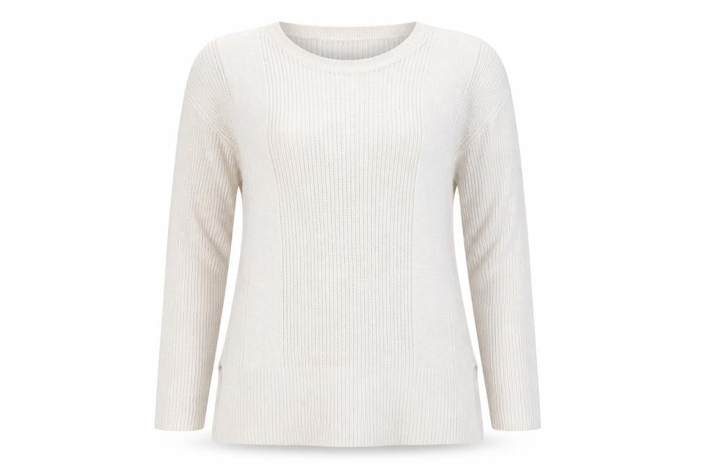 Wrap London Women's Beige Knit Pullover Jumper Size 8