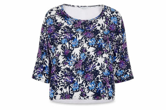 Jigsaw Women's Multicoloured XS Silk Floral Blouse