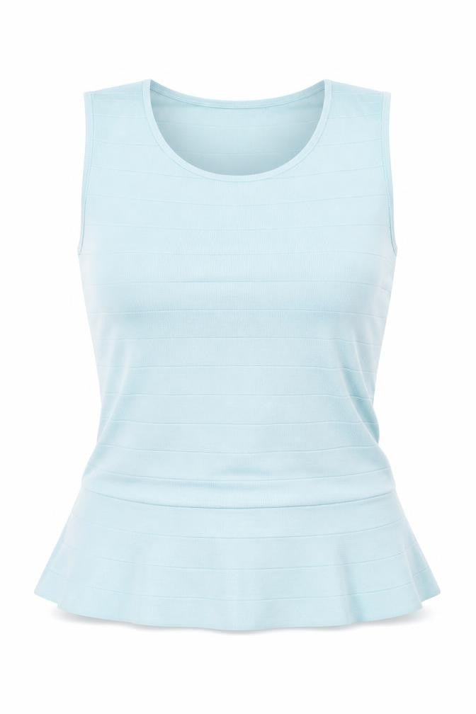 Uterque Women's Blue Cotton Tank Top Size L