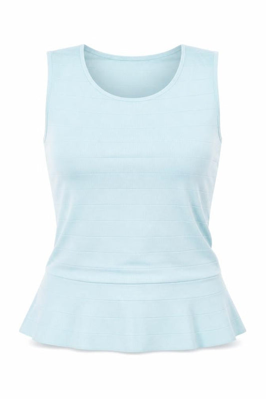 Uterque Women's Blue Cotton Tank Top Size L