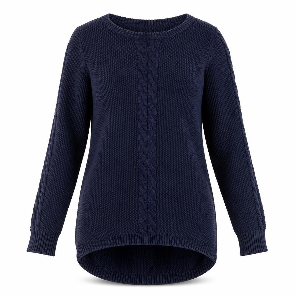 Oasis Women's Blue Pullover Jumper Size S