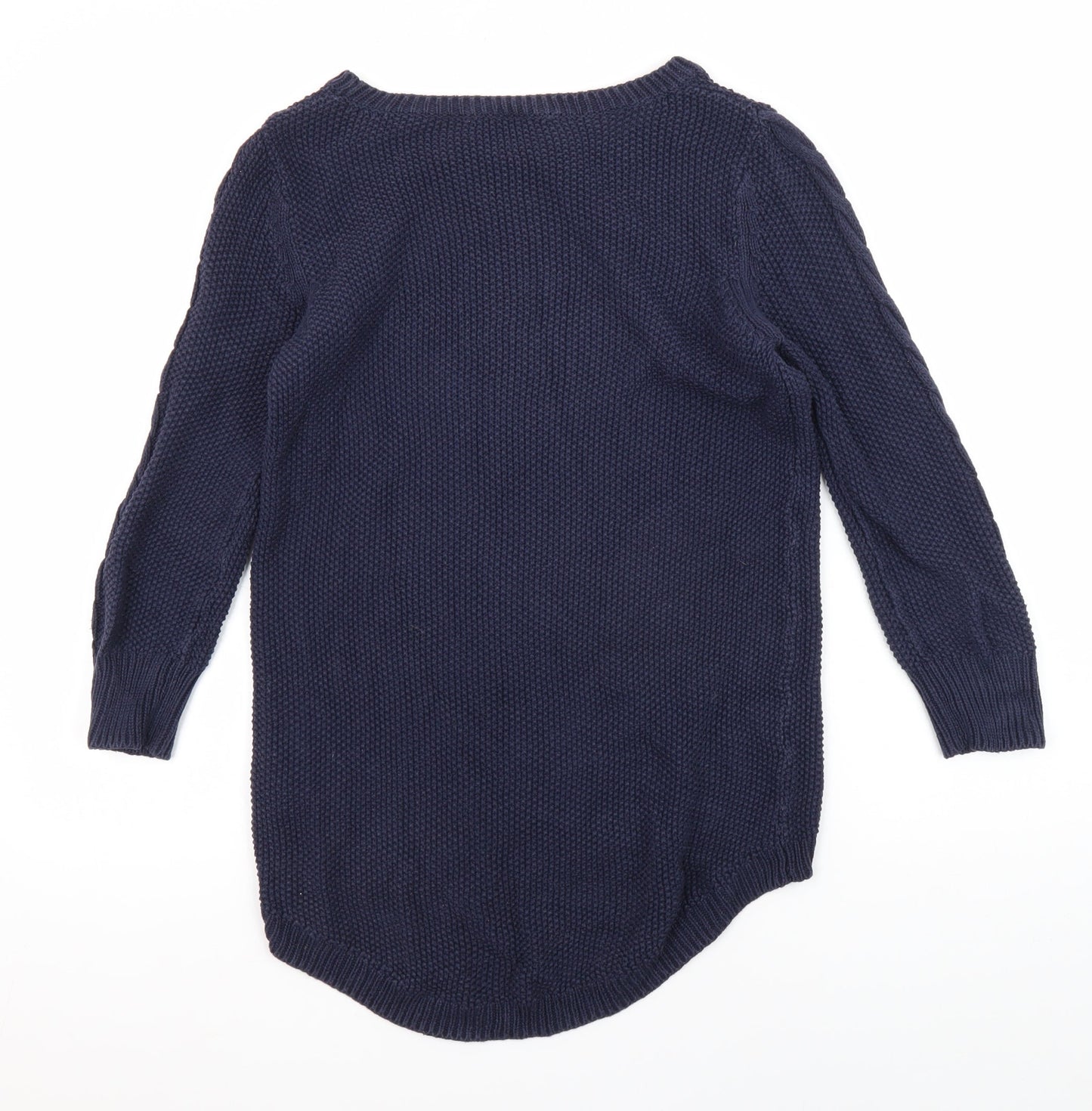Oasis Women's Blue Pullover Jumper Size S
