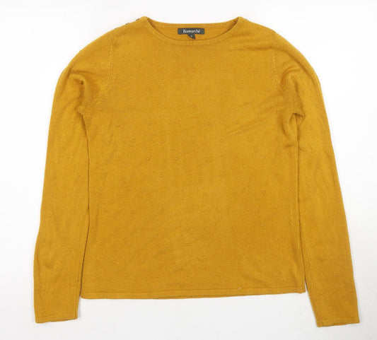 Bonmarche Women’s Gold Pullover Jumper Size 10