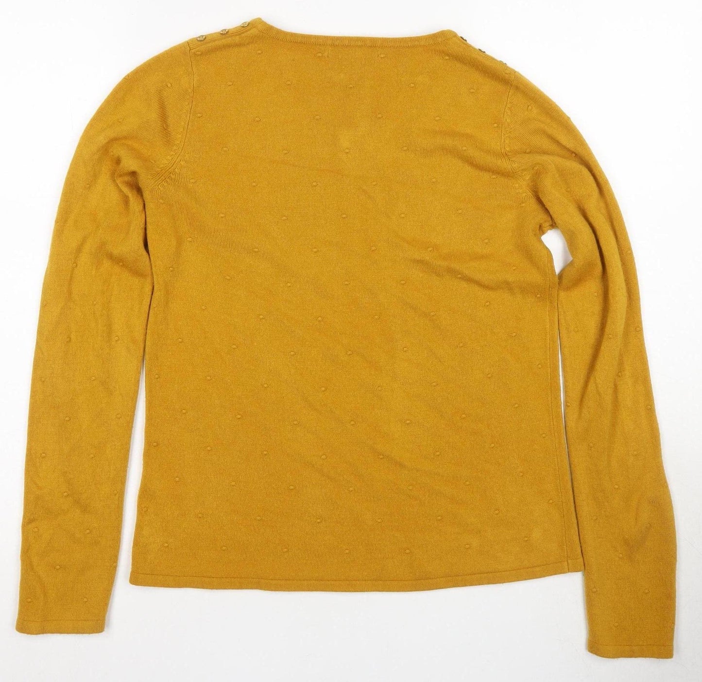 Bonmarche Women’s Gold Pullover Jumper Size 10