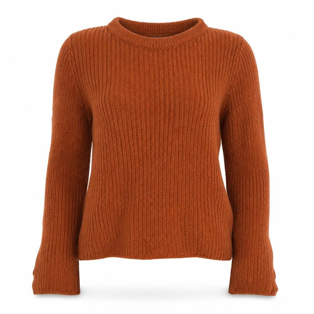 Stradivarius Women’s Brown Crew Neck Pullover Jumper Size 6