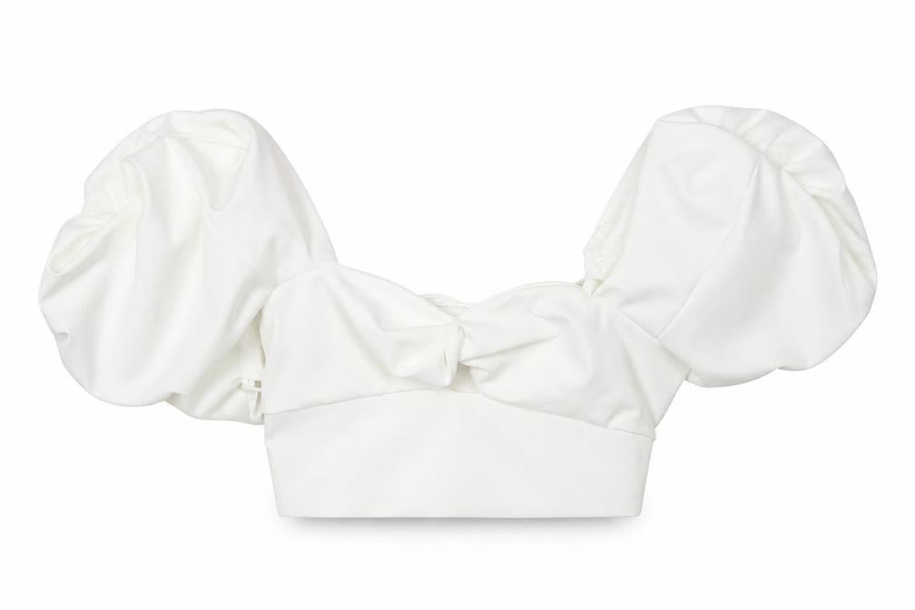 ASOS Women's White Off the Shoulder Blouse Size 10