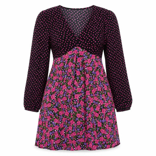 New Look Women's Floral Wrap Dress Size 12