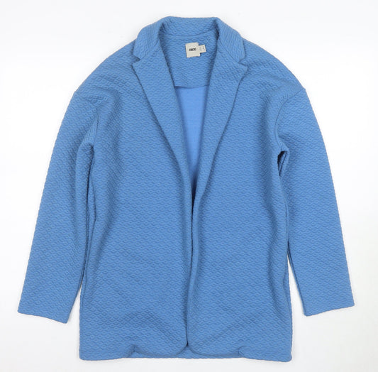 ASOS Women's Blue Jacket Size 8 Mid-Length