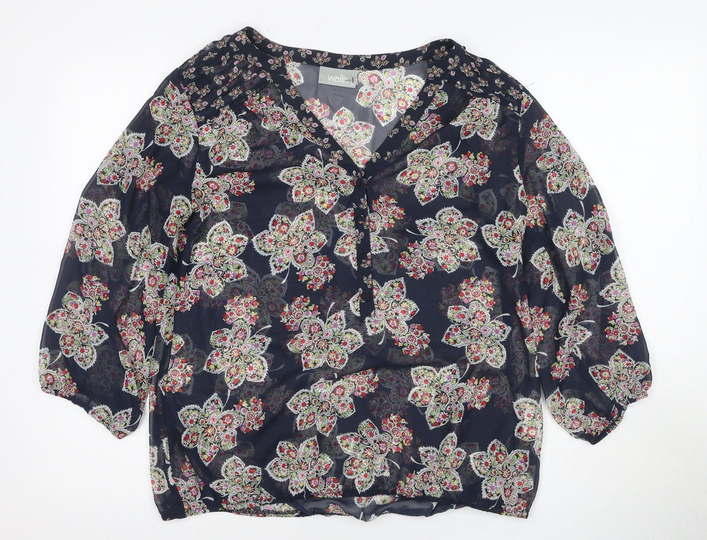 Wallis Women's Multicoloured Floral Blouse M