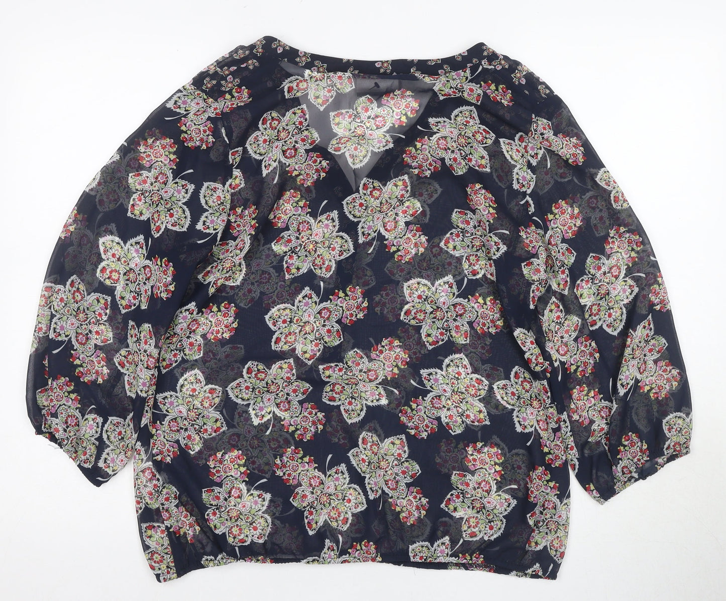 Wallis Women's Multicoloured Floral Blouse M