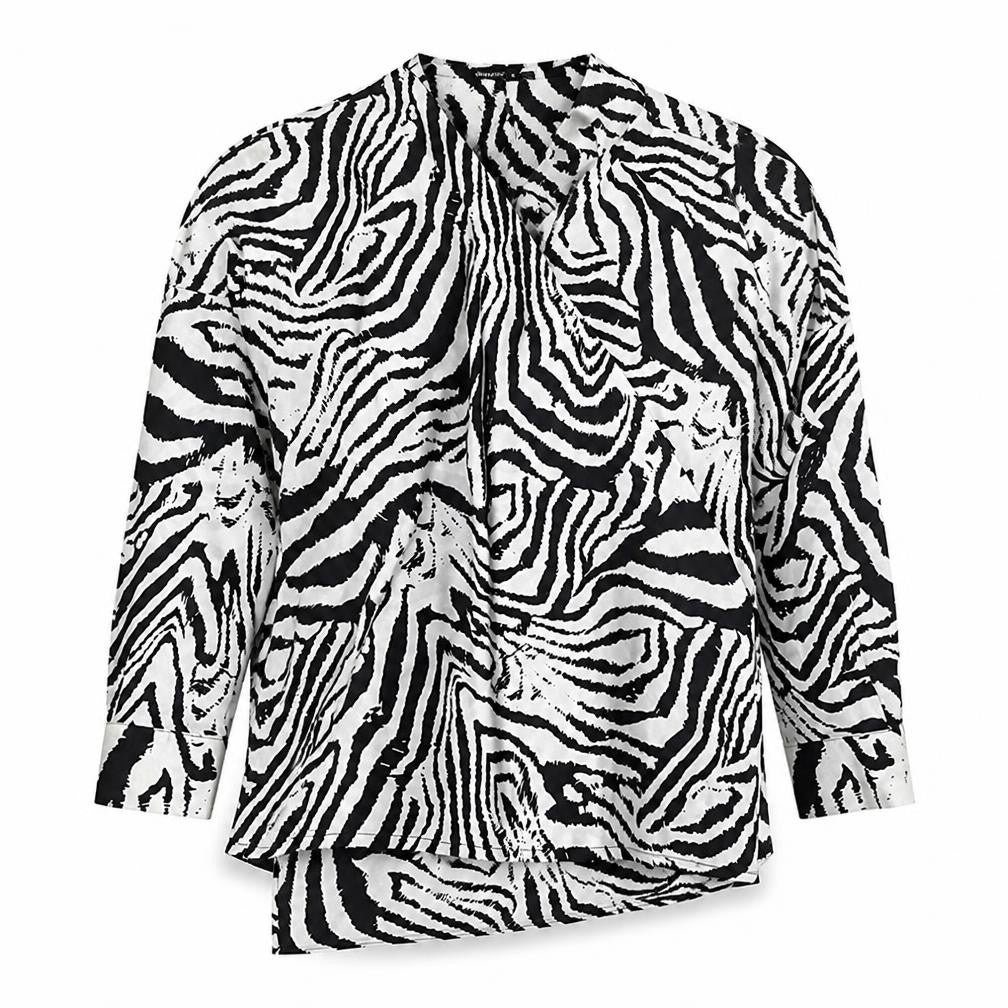 Missguided Women's Black Kimono Blouse, UK 14