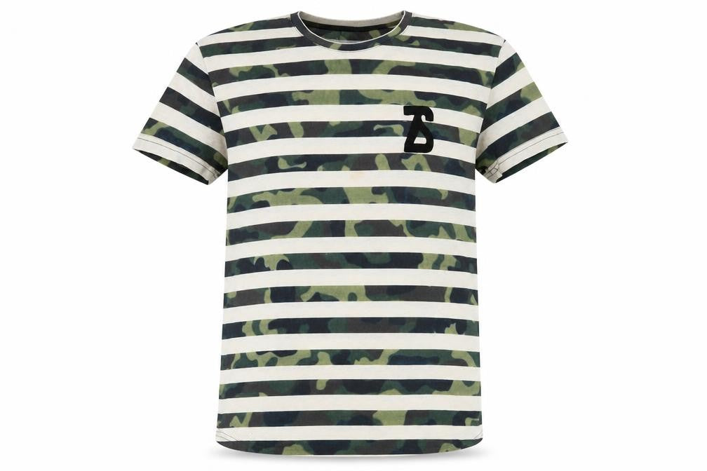 ZeroSeven Men's Camouflage Stripe T-Shirt Size S