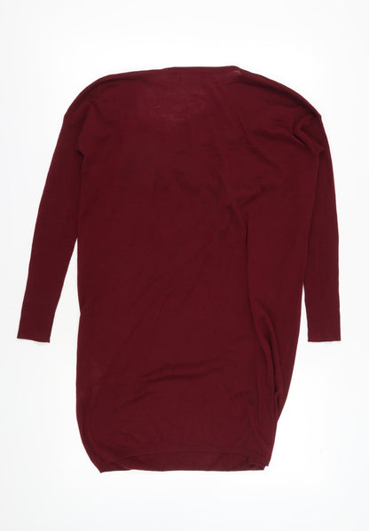 InWear Women's Red Cowl Neck Knit Pullover Jumper S